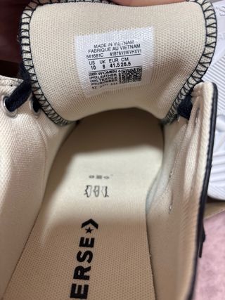 Converse Negras Talla X