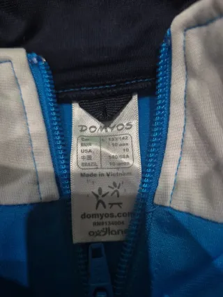 2 Chaquetas Chándal Domyos talla 10 años