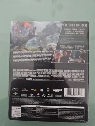 Jurassic World: El Reino Caído Blu-ray 3D + Blu-ra