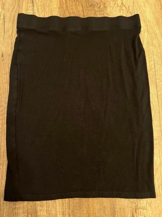 Falda tubo negra
