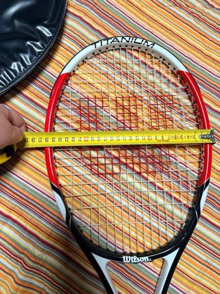 Raqueta de Tenis Wilson Titanium six one comp