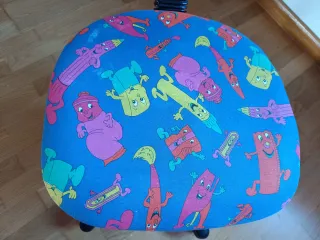 Silla infantil escritorio con divertido estampado