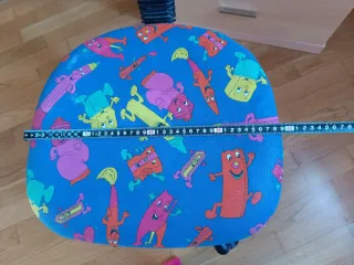 Silla infantil escritorio con divertido estampado