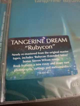 TANGERINE DREAM Rubycon 1975 CD Virgin Prog 70s