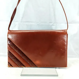 Borsa vintage anni 70 marrone