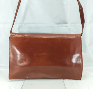 Borsa vintage anni 70 marrone