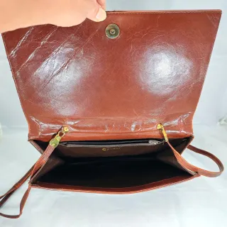 Borsa vintage anni 70 marrone