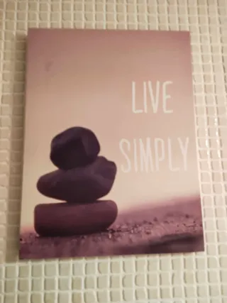 Cuadro Decorativo Piedras Live Simply