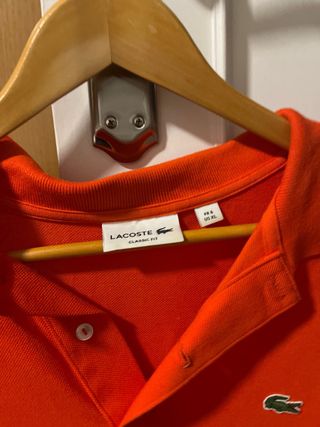 Polo Lacoste Naranja Talla XL