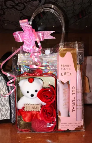 Regalo San Valentín Oso Peluche y Perfume