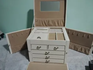 Joyero SONGMICS blanco