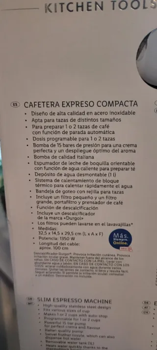 Cafetera Espresso