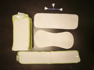 Lote de pañales de tela variados