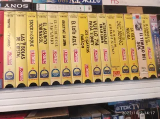 Películas VHS Tintín Años 80