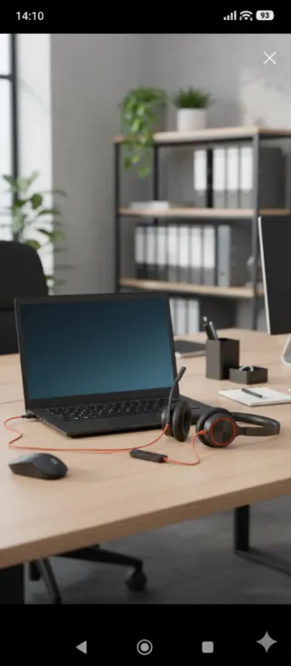 Auriculares Poly Blackwire 8225 MS + Adaptador USB