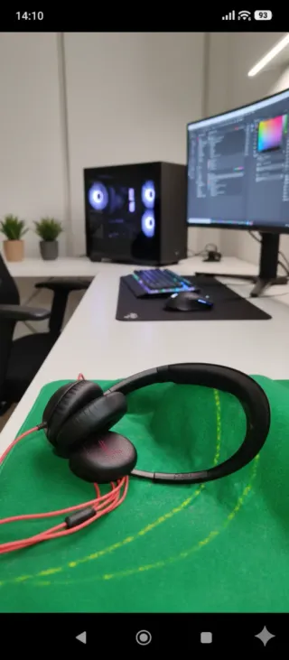 Auriculares Poly Blackwire 8225 MS + Adaptador USB