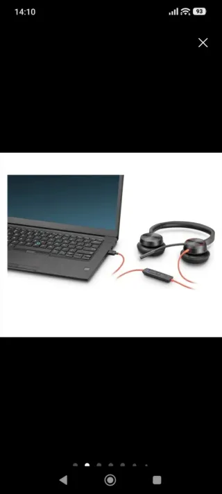 Auriculares Poly Blackwire 8225 MS + Adaptador USB