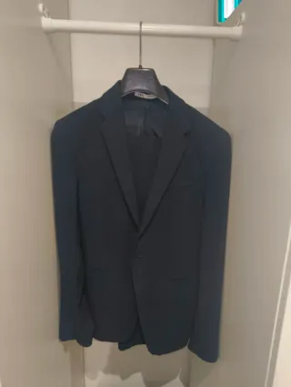 Traje Zara Azul Marino