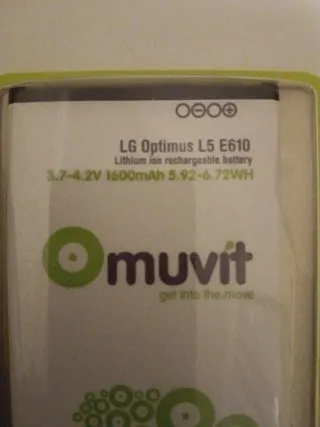 Batería Muvit LG Optimus L5 E610