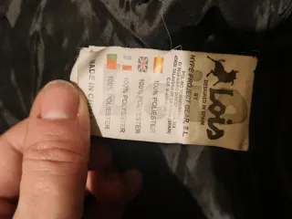 Plumífero impermeable Lois negro Talla M