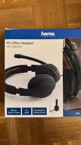 Auriculares Hama PC-Office-Headset HS-USB300