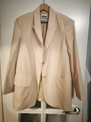 Americana Blazer Bimba y Lola Rosa Mujer