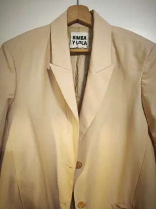 Americana Blazer Bimba y Lola Rosa Mujer