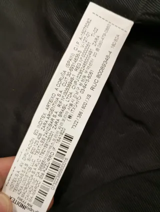 Abrigo Lana Zara Talla XS