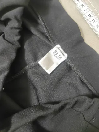 Pantaloni a zampa Beta vintage donna neri