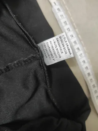 Pantaloni a zampa Beta vintage donna neri