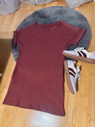 Vestido piqué con bolsillos Talla M