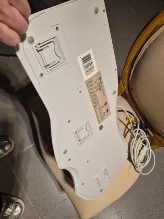 Teclado Ergonómico Trust Blanco/Beige