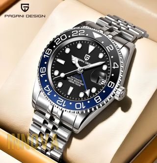 Reloj Pagani Design GMT Batman hombre Automático