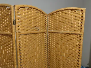 Biombo separador de ambientes tejido