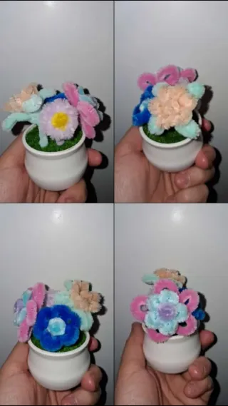 Fiori artigianali a forma di cuore