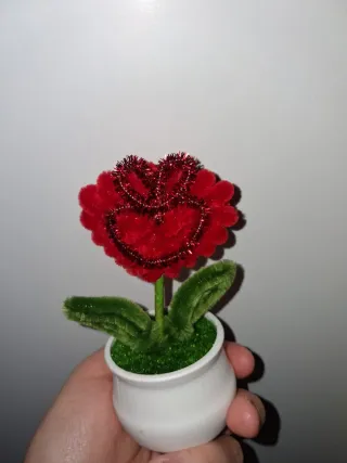 Fiori artigianali a forma di cuore