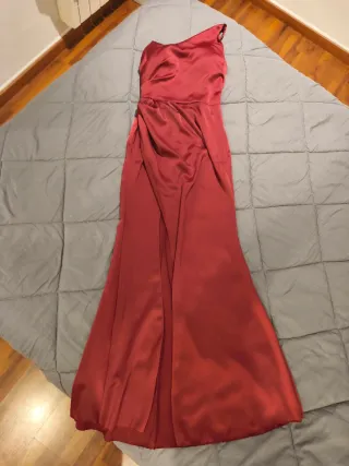 Vestido fiesta/evento rosa/rojo