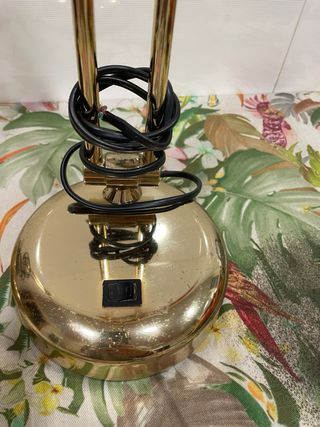 Lámparas de mesa doradas (2 unidades)