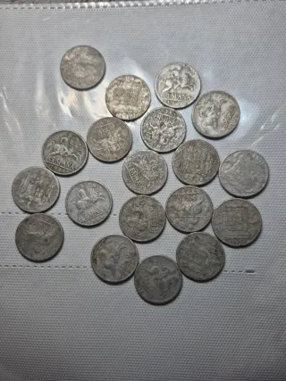 Lote de monedas de franco