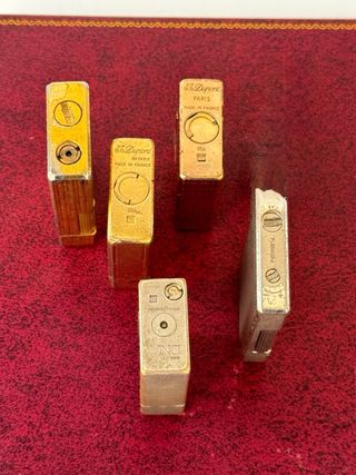 Lote de 5 encendedores vintage de lujo – Francia
