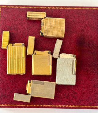 Lote de 5 encendedores vintage de lujo – Francia