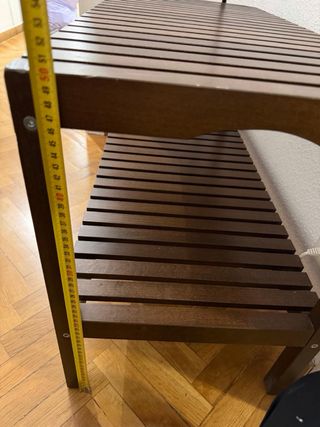 Banco zapatero de madera
