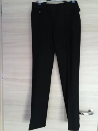 Pantalón vestir negro mujer