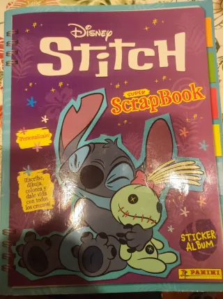 Cromos Disney Stitch Super ScrapBook