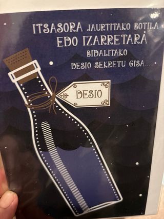 Tarjetas de felicitación en euskera