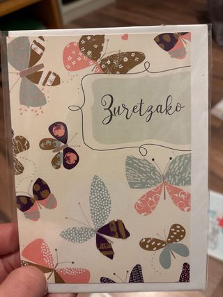 Tarjetas de felicitación en euskera