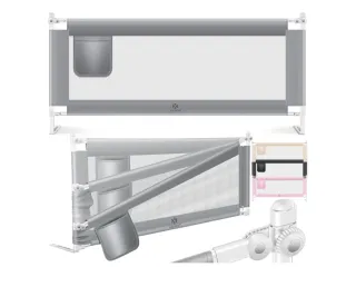 Barandilla de Cama Infantil Gris