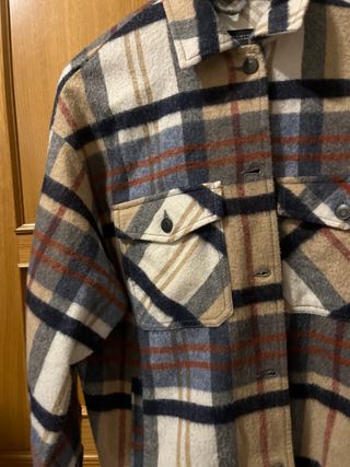 Chaqueta Zara Cuadros Mujer