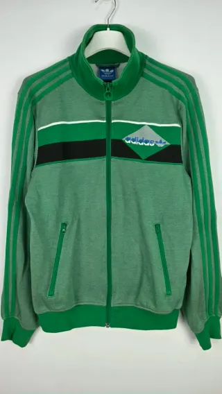 Chaqueta Adidas Originals Verde Vintage Cremallera