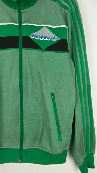 Chaqueta Adidas Originals Verde Vintage Cremallera